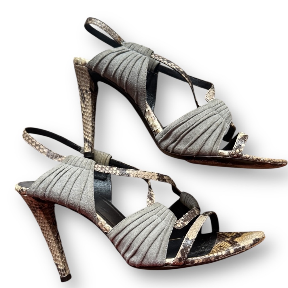 Balenciaga Python Heels - image 1